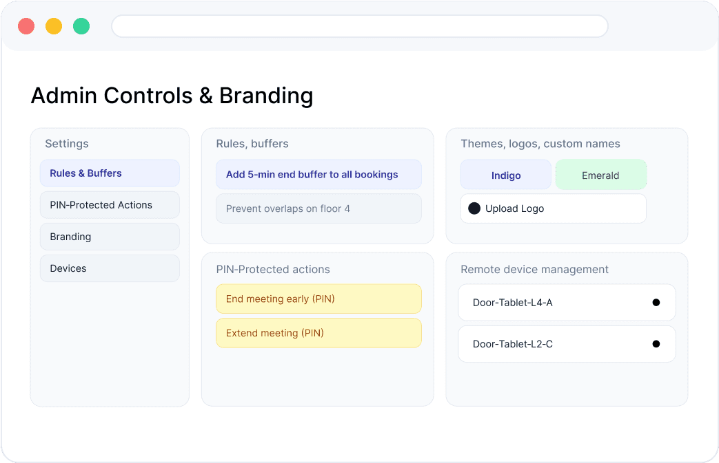 Admin Controls & Branding